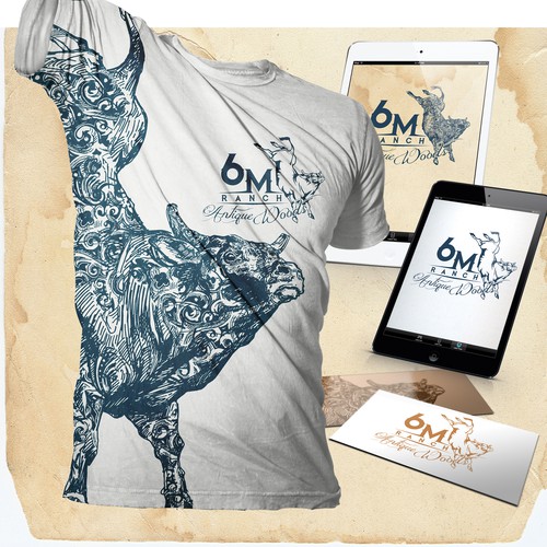 Retro brand with the title 'ranch6M'