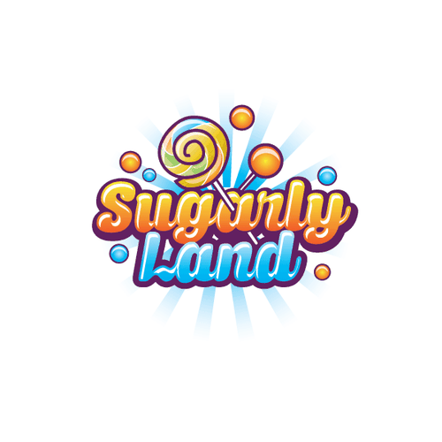Caramel logo with the title 'Logo concept for Sugarly Land'
