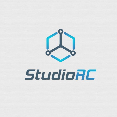 Science design with the title 'Tech Cube'