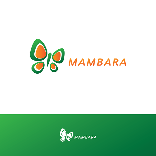 Airline and flight logo with the title 'Mambara'