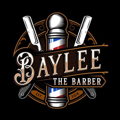 barber logo design inspiration