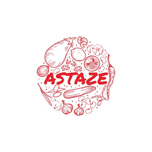 Spice logo with the title 'A festive spice logo for lebanese dip '