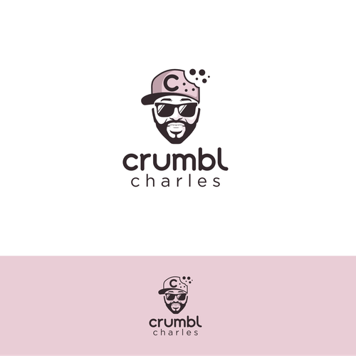 Cookie logo with the title 'Logo Concept for Crumbl Charles'