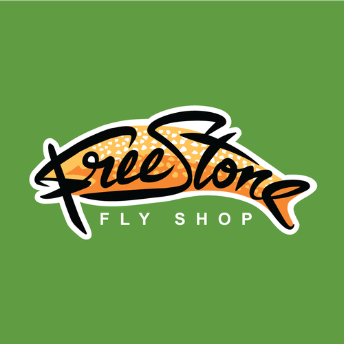 Fish logo with the title 'Freestone Fly Shop'