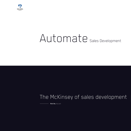 White website with the title 'Consultancy with a story'