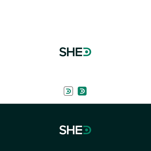 Co-working space design with the title 'SHED#² - A sophisticated co-working space needs a new logo'
