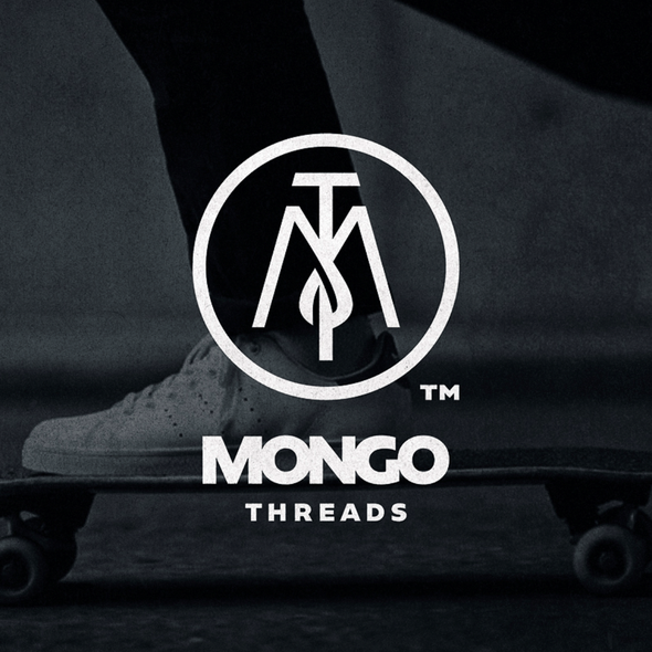 Brand mark logo with the title 'Mongo Threads'