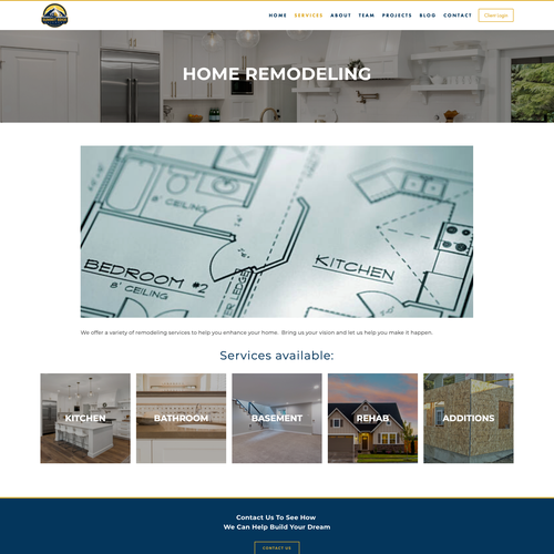 Digital website with the title 'Real Estate Design For New Business'
