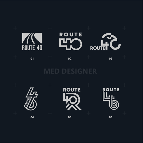 Route logo with the title 'Route 40'