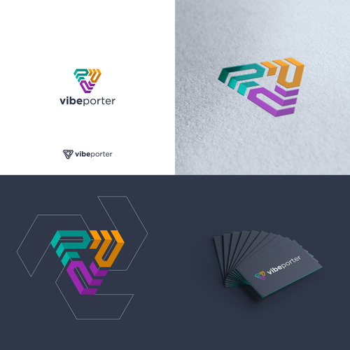 Triangle brand with the title 'vibeporter'