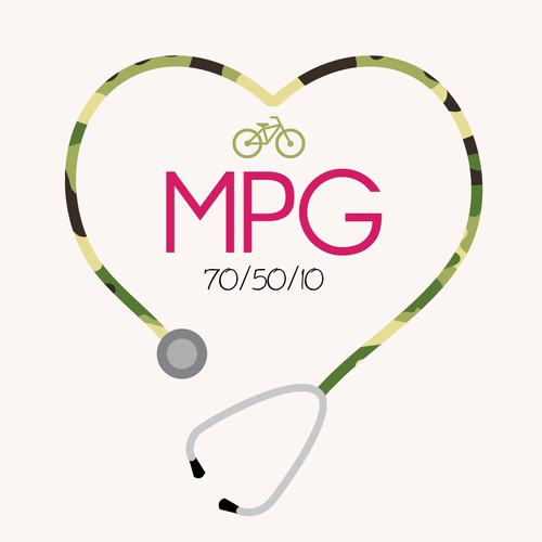 Nurse logo with the title '70th Birthday Party Logo Design'