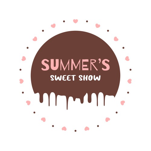 Cupcake logo with the title 'Summer’s Sweet Show'