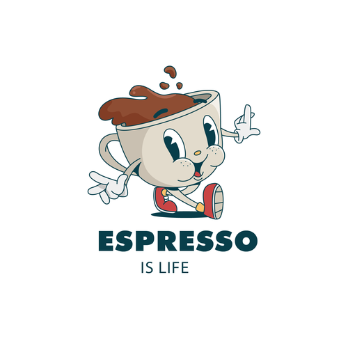 Espresso logo with the title 'Espesso is life'