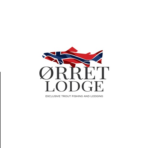 Lodge design with the title 'Logo for ORRET LODGE'