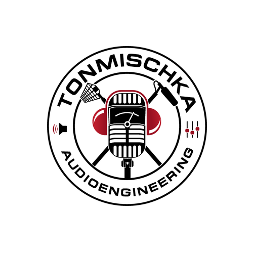 Microphone logo with the title 'Tonmischka Audioengineering'