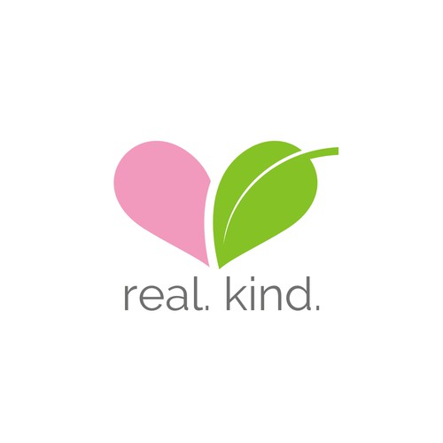 Lovely logo with the title 'Real. Kind.'