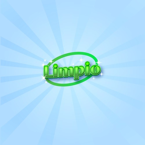 Detergent design with the title 'Limpio Logo Design'