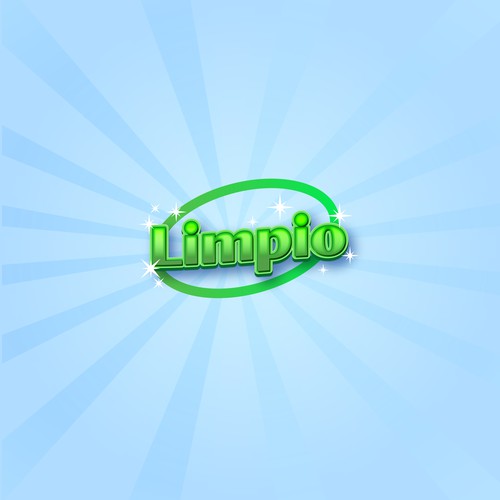 Detergent design with the title 'Limpio Logo Design'