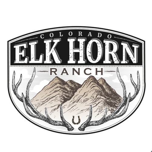 Elk design with the title 'Ranch Logo'