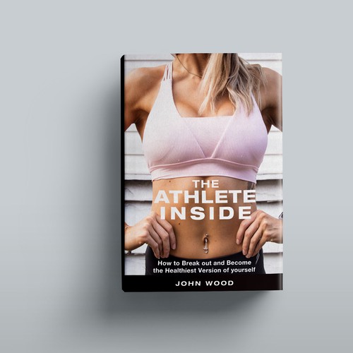 Sports book cover with the title 'THE ATHLETE INSIDE '