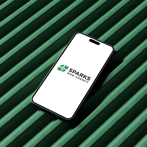 Spark logo with the title 'Sparks web agency'