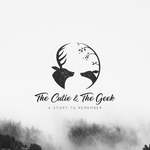 Grid logo with the title 'Authentic Wedding Photography Logo'