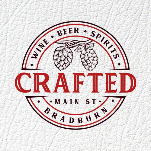 Sketch logo with the title 'Crafted'