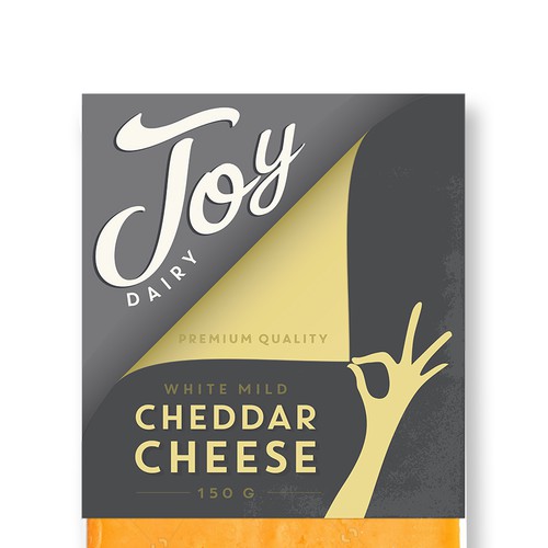 Gourmet design with the title 'cheese label'