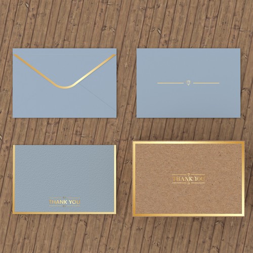 Gift card design with the title 'THANK YOU CARD'