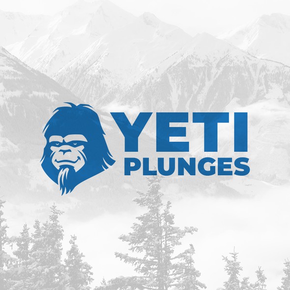 Winter logo with the title 'Yeti Plunges'