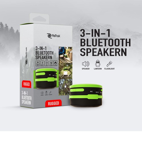 Technology packaging with the title 'Packaging Retrak'