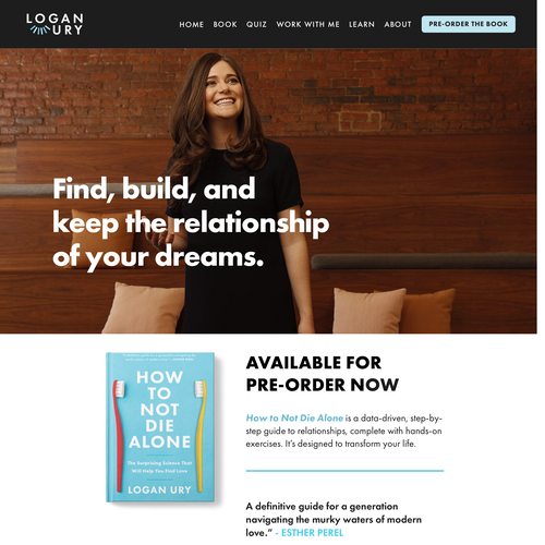 Marriage design with the title 'Logan Ury'