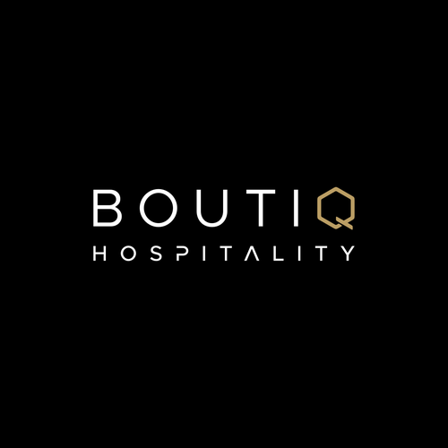Hospitality logo with the title 'Boutiq Hospitality Logo'