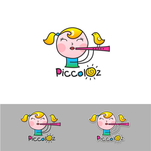 Tiny logo with the title 'Logo design for PiccolOZ. The company imports and distributes high quality children footwear (from first walkers to teenagers), children appare..'