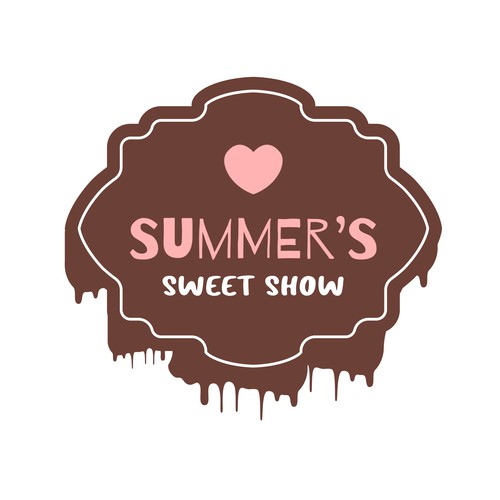 Confectionery logo with the title 'Summer’s Sweet Show'