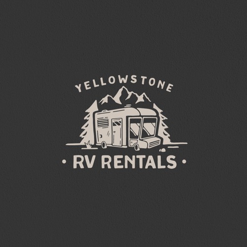 Outdoor brand with the title 'Yellowstone RV Rentals'
