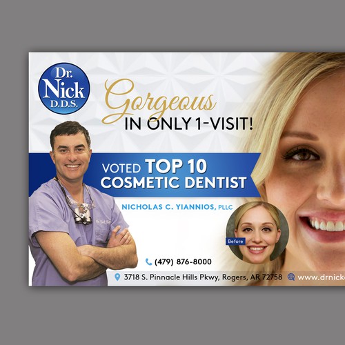 Ad design with the title 'Magazine Ad'