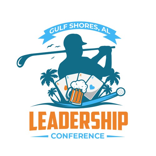 Gambling logo with the title 'Leadership Conference'