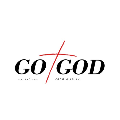 Gospel design with the title 'Go God ministries'