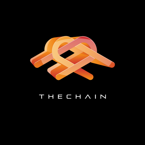 Overlapping logo with the title 'TheChain'