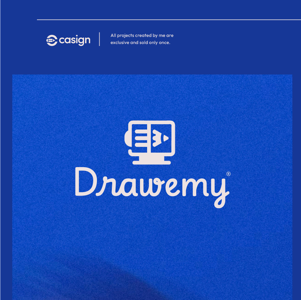 Drawing design with the title 'Drawemy'