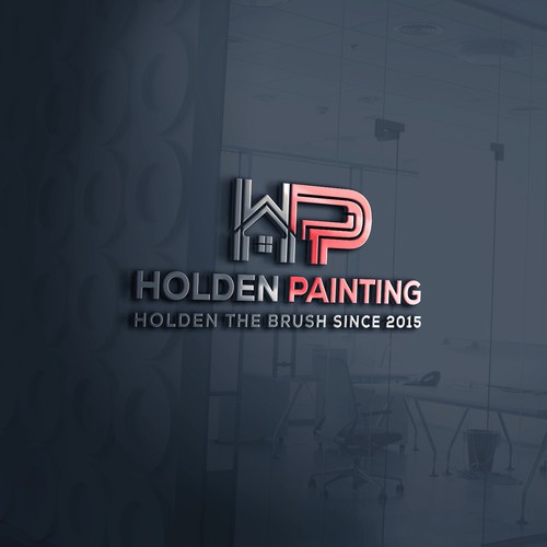 Residential logo with the title 'Painting Company Logo for Holden Painting Brand '