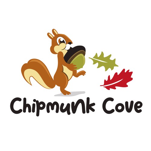 Squirrel logo with the title 'Chipmunk Cove'