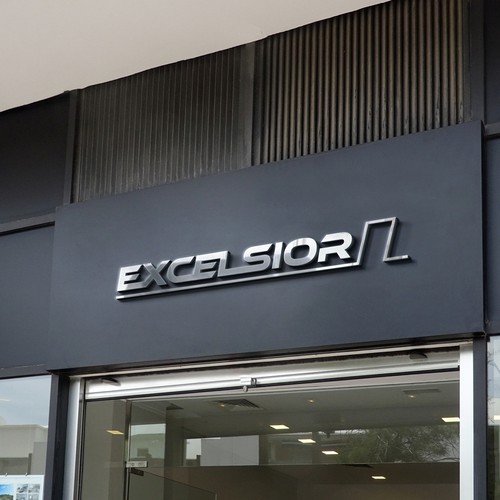 Web design logo with the title 'Excelsior '