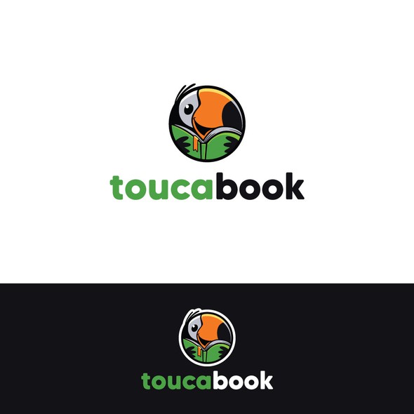 Fun logo with the title 'Modern logo for educational mobile app'