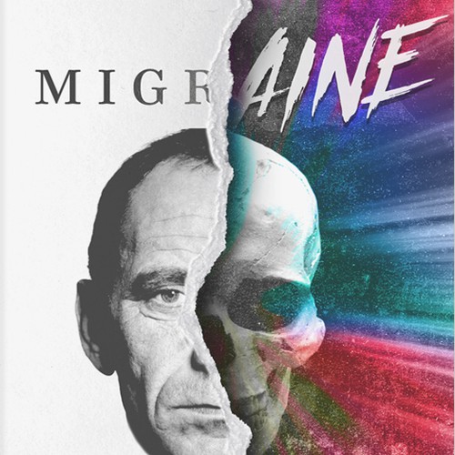 Novel book cover with the title 'Cover for "Migraine"'