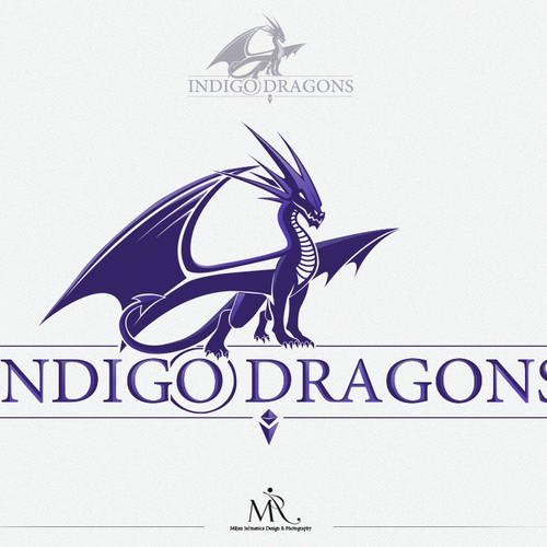 Fierce design with the title 'Create a capturing logo for software company Indigo Dragons!'
