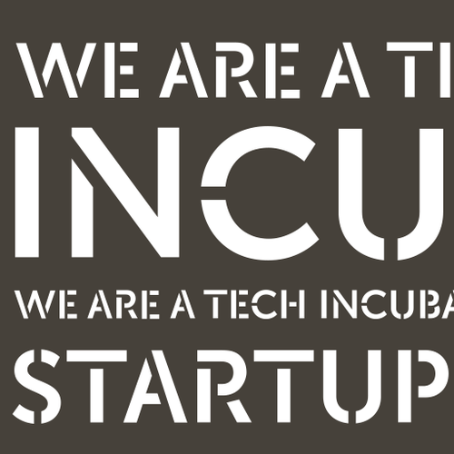 Typeface design with the title 'We need a font - create it using our logo!'