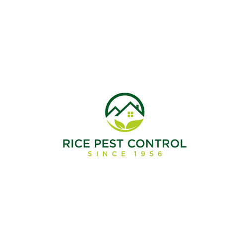 Environmental brand with the title 'Rice Pest Control'