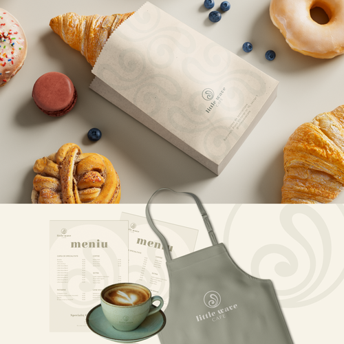 Coffee shop brand with the title 'Brand Identity for Specialty Coffee Shop'